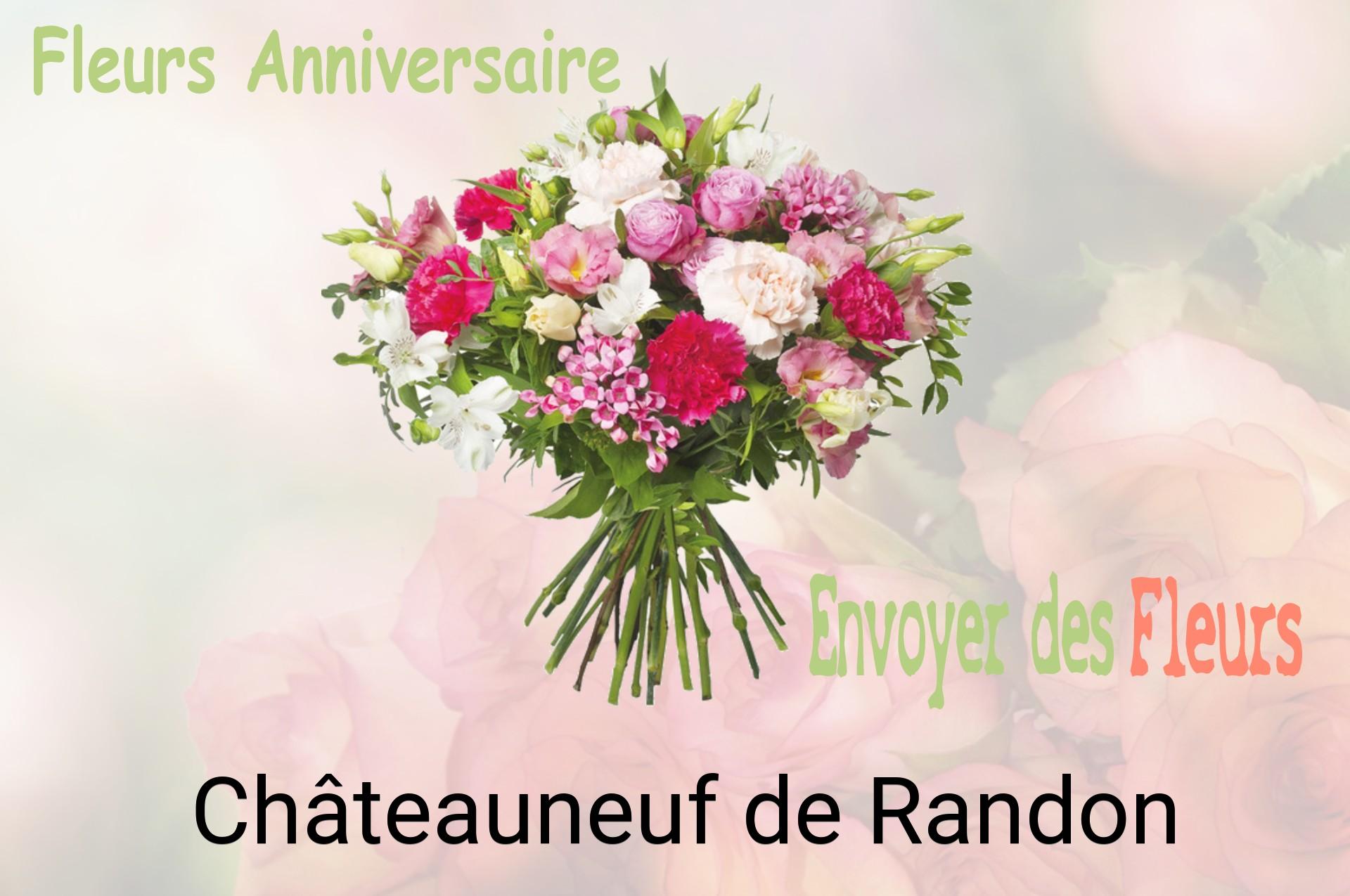 Bouquet de fleurs d’anniversaire livré à Châteauneuf-de-Randon