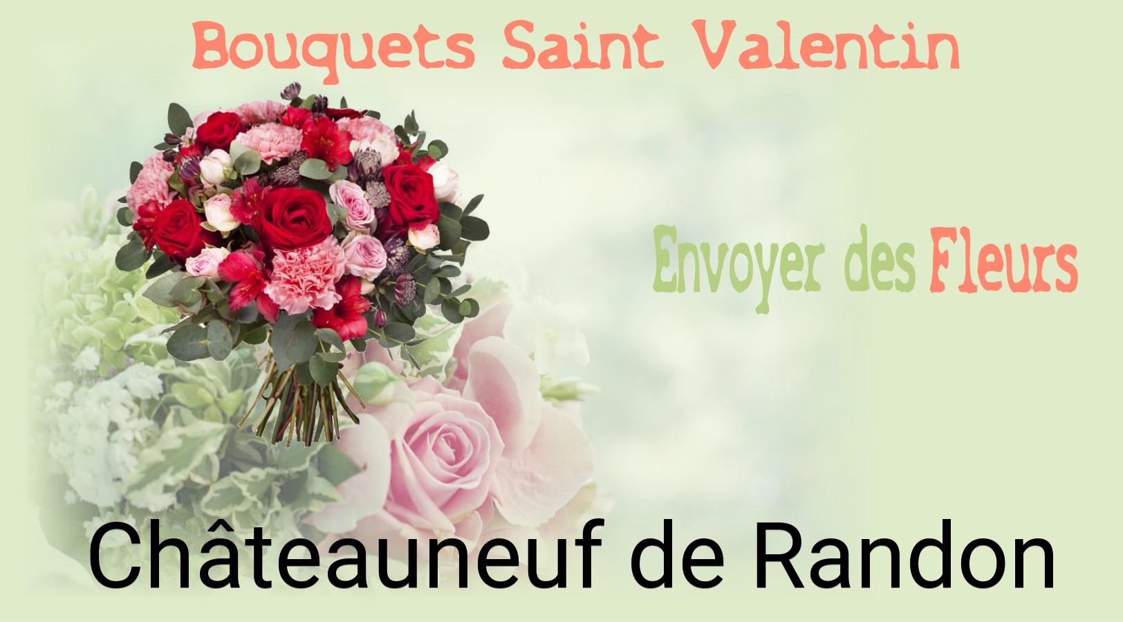 Roses de Saint-Valentin livrées à Châteauneuf-de-Randon